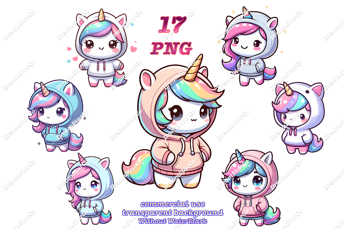 kawaii unicorn, an Object Graphic by DreamerStarCo (Photo 1 of 5)