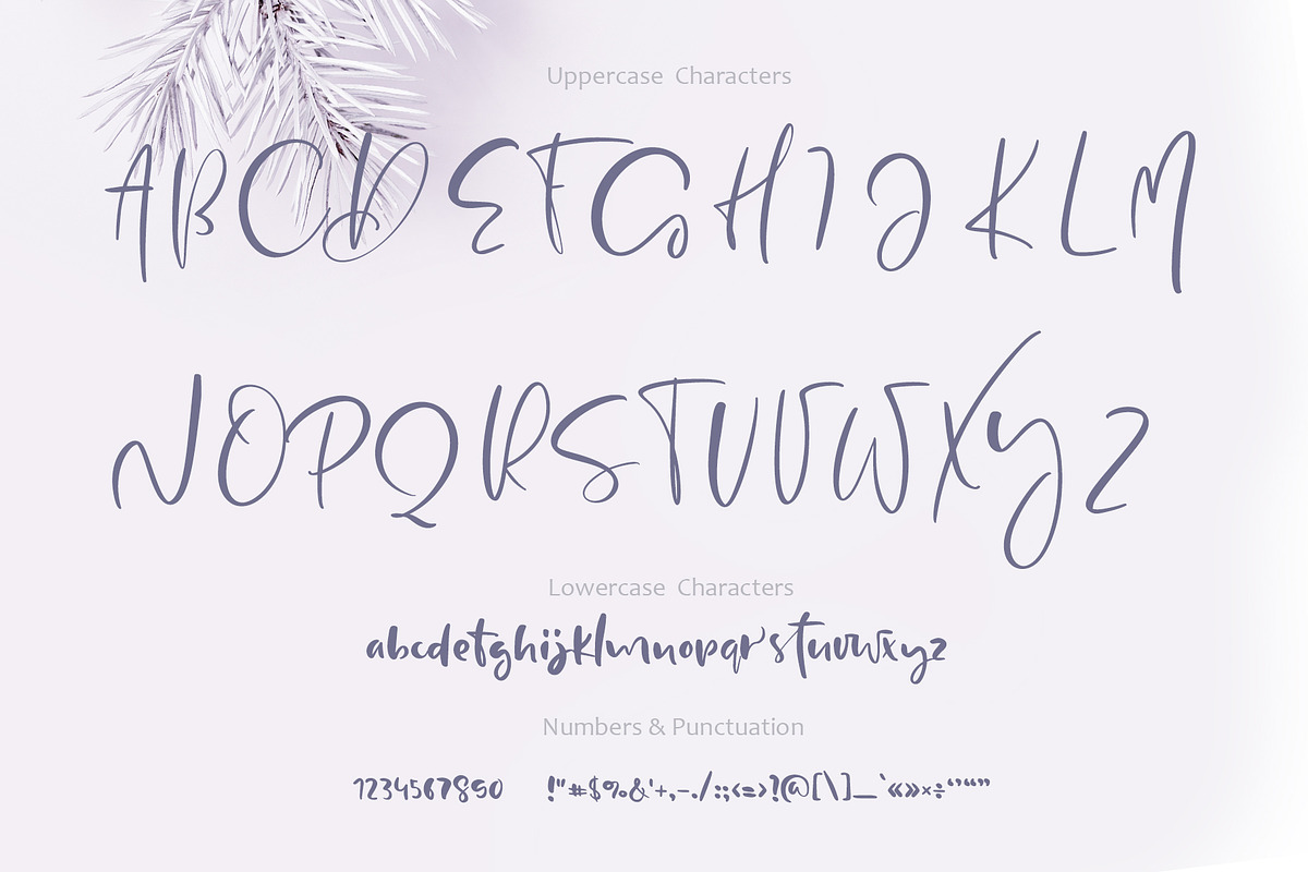 Holly Jolly Hand Drawn Font preview 5
