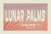 LUNAR PALMS Font, a Font by Cameron Humphries (Thumbnail 1 of 7)