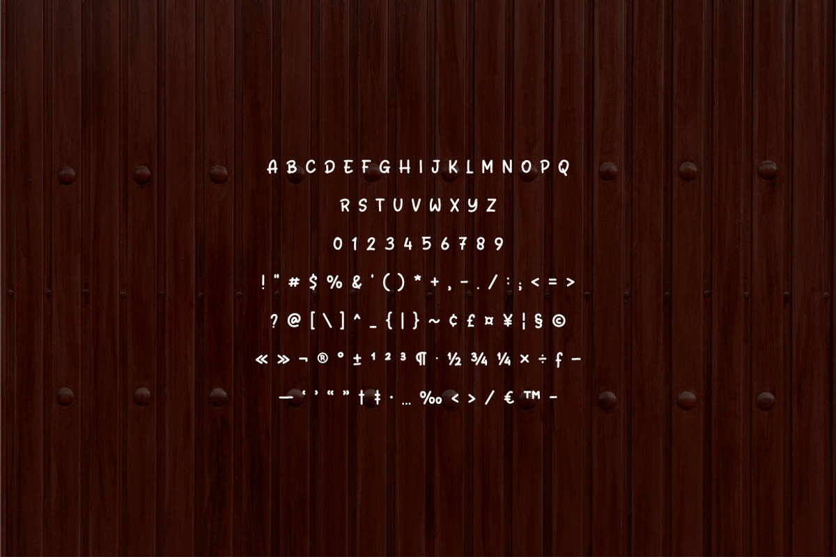 Brown Gate - Sans Serif Font, a Sans Serif Font by Mightyfire (Photo 4 of 4)