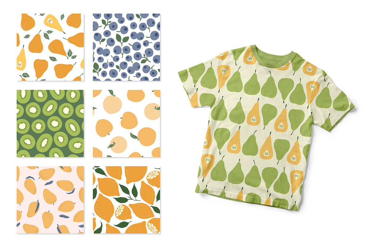 Juicy Fruits, a Pattern Graphic by simpleblues (Photo 8 of 10)