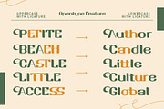 Krofi - Retro Display Font, a Sans Serif Font by trabaskriya (Thumbnail 5 of 8)