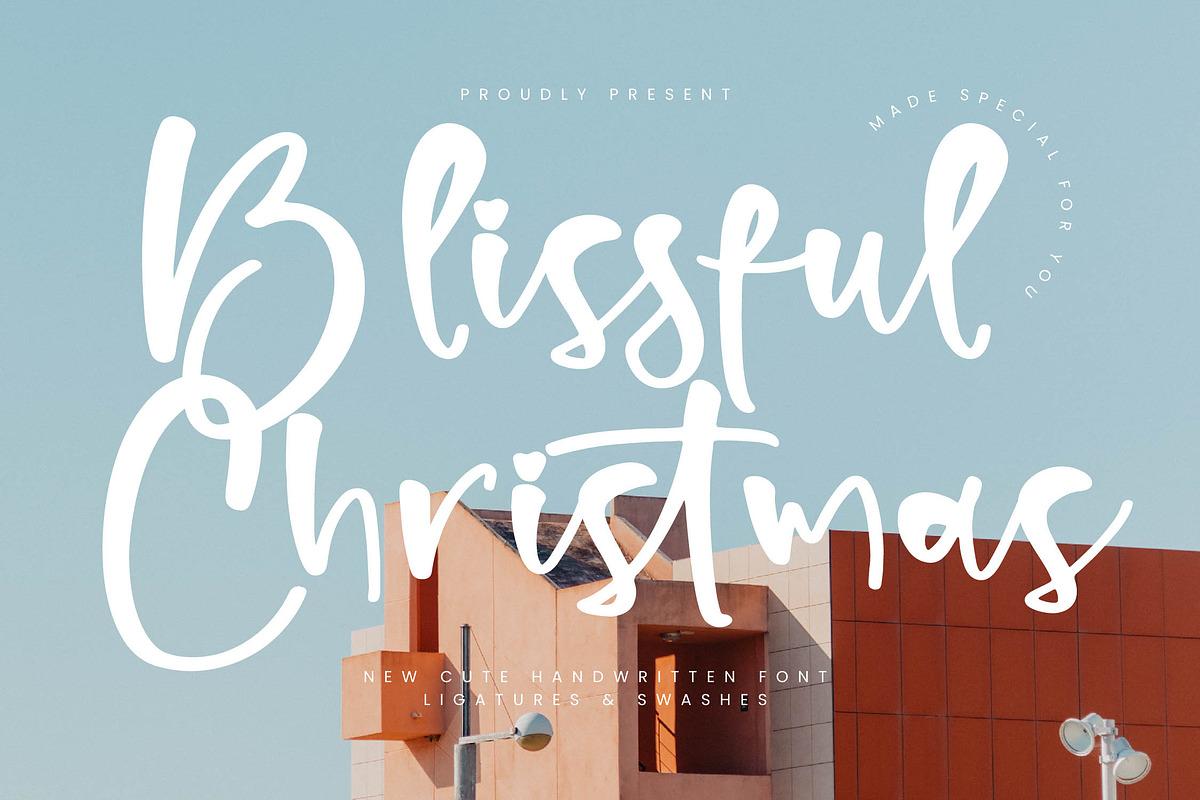 Blissful Christmas, a Handwritten Font by Integritype Studio (Photo 1 of 15)