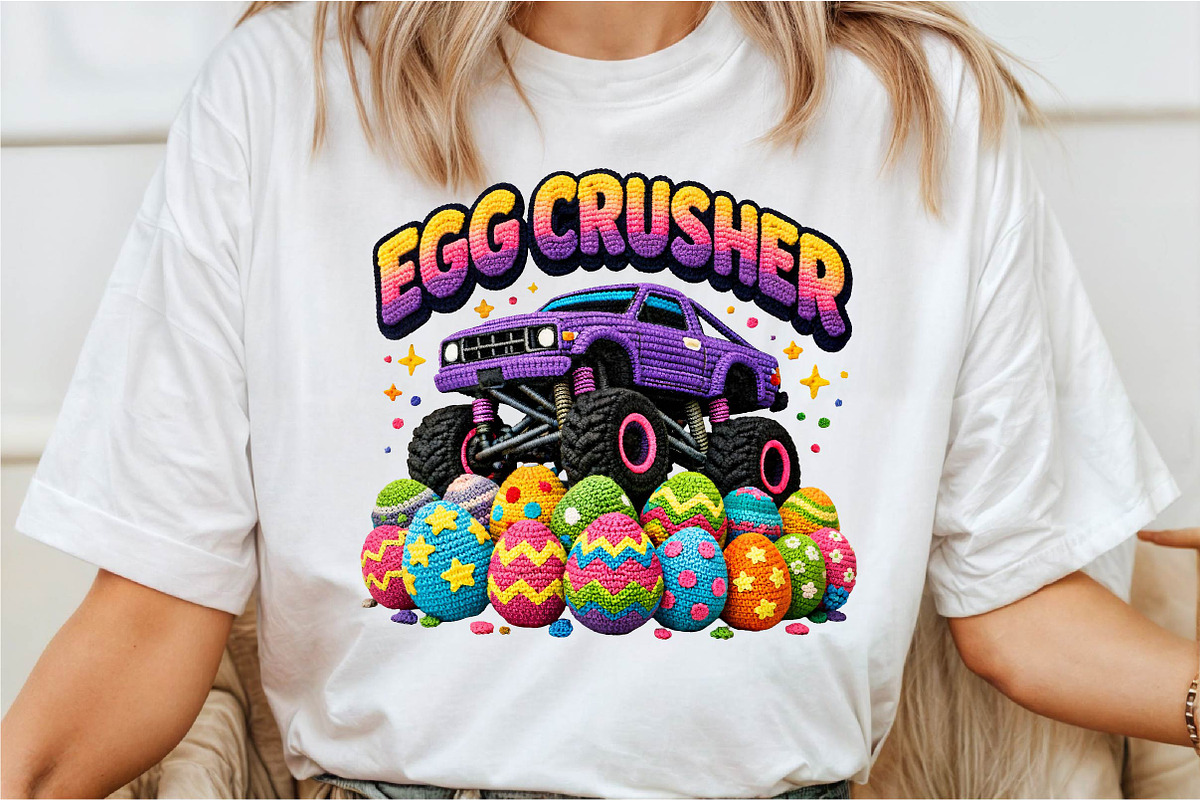 Crochet Egg Crusher PNG, an Illustration by DreamCafeArt (Photo 3 of 6)