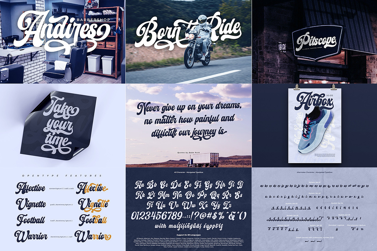 Vintage Script Vol 3 Font Bundle, a Script Font by Ditatype (Photo 7 of 12)