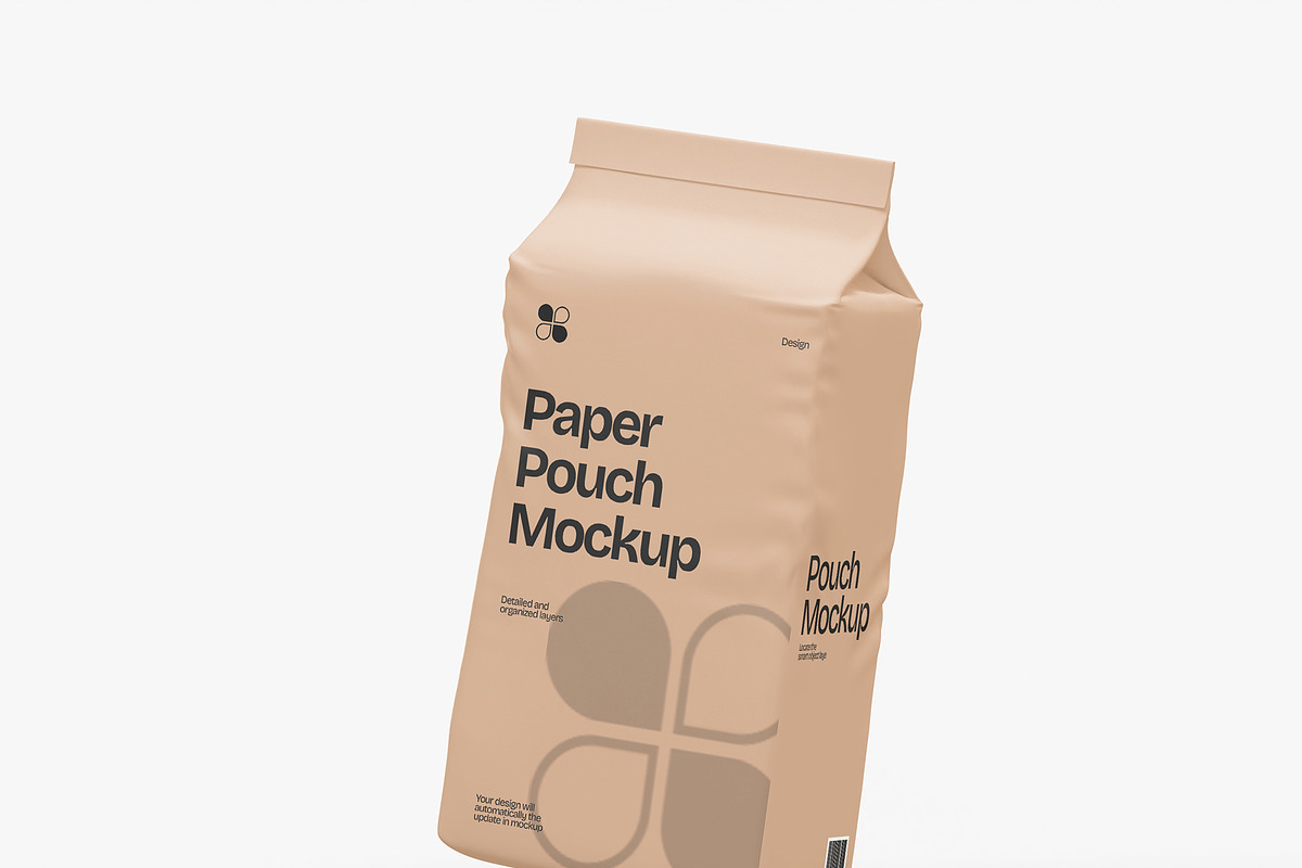Paper Pouch Mockup, a Packaging Mockup by Unerispace (Photo 2 of 3)