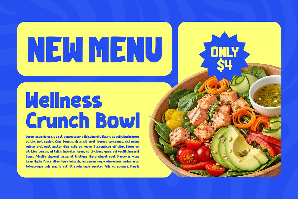Tuneo Munch – Playful Bold Font, a Sans Serif Font by Youthlabs Studio (Photo 6 of 12)