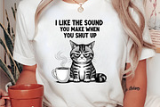 Funny Sarcastic Cat Sublimation, an Illustration by DreamArtGraphic (Thumbnail 4 of 5)