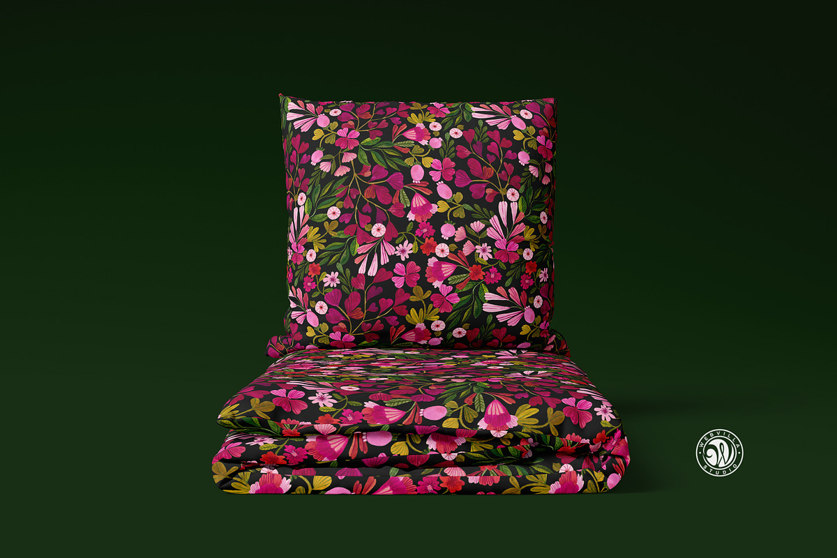 Spring Gouache Pattern, a Pattern Graphic by Webvilla Studio (Photo 3 of 7)