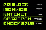 Feogra - Futuristic Font, a Sans Serif Font by limitype (Thumbnail 2 of 8)