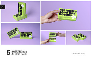 Realistic Box Mockup