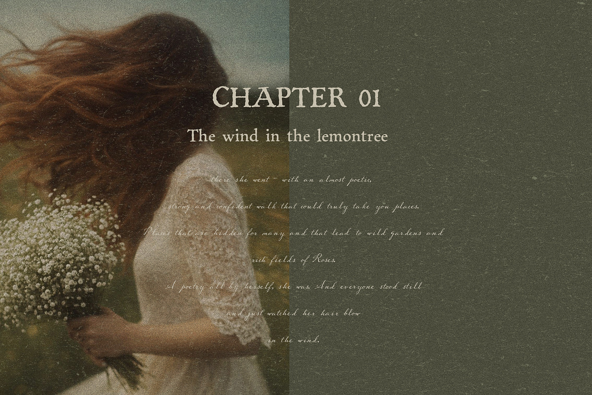 Vintage Serif & Antique Script Font, a Handwritten Font by Laras Wonderland (Photo 9 of 11)