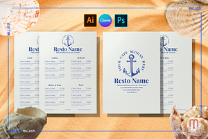 Anchor Cafe & Restaurant Menu