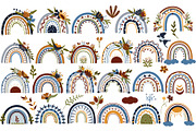 Boho Rainbows, Floral Rainbows, a Decorative Illustration by Usis (Thumbnail 5 of 10)