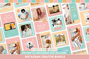 Pastel Boho Instagram Templates, a Social Media Template by SunshineStudioBoutique (Thumbnail 1 of 8)