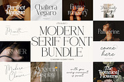 Modern Serif Font Bundle, a Serif Font by Typoraith Co (Thumbnail 1 of 17)