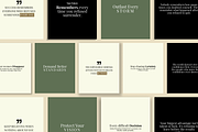 50 Inspiring Instagram Quote Bundle, a Social Media Template by RB Boutique (Thumbnail 1 of 8)