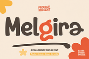 Melgira — Playful Display Font, a Handwritten Font by cocodesign (Thumbnail 1 of 8)