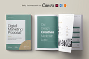 Digital Marketing Proposal, Canva, a Brochure Template by DesVert (Thumbnail 1 of 6)
