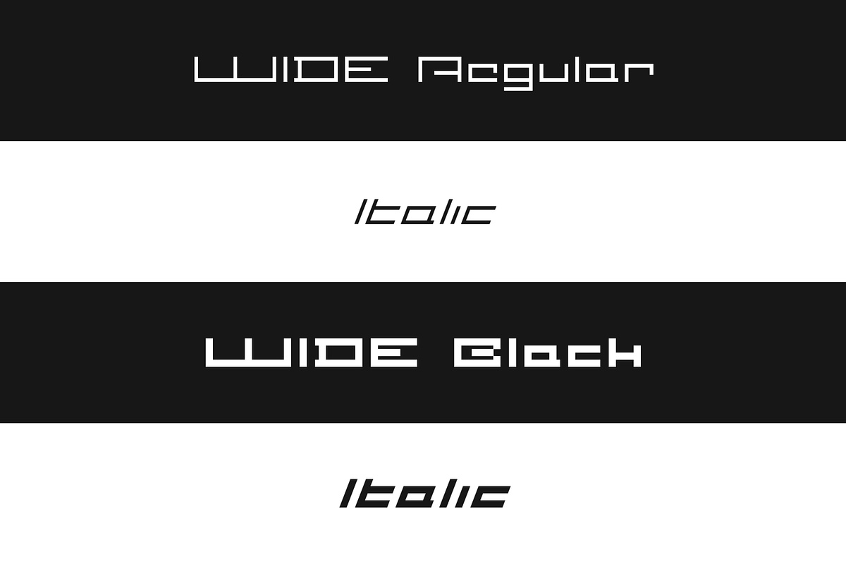 PROSTY Wide, a Sans Serif Font by Fontsphere (Photo 3 of 3)