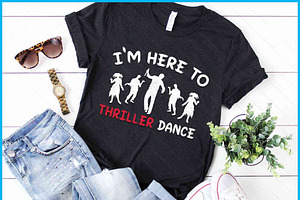 Here To Thriller Dance SVG PNG