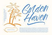 Bozeek Istory Bold Brush Font, a Script Font by stylishtype.co (Thumbnail 10 of 20)