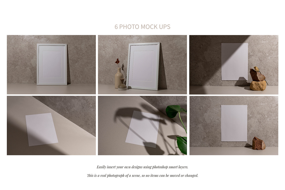 Flower & Stone Video Mock Up, a Product Mockup by Amy Louise Baker (Photo 3 of 5)