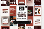 Social Media Content Bundle, a Social Media Template by gooddogcreativeco (Thumbnail 1 of 12)