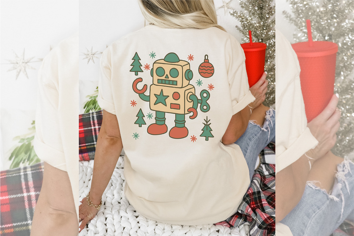 Retro Christmas Toy Robots Graphics, an Object Graphic by Blynn Pippen (Photo 8 of 26)