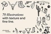 Cowgirl Illustrations, a Decorative Illustration by ginni illustrations (Thumbnail 2 of 5)