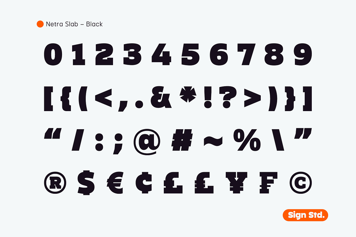 Netra Slab - Black Style, a Slab Serif Font by Sign Studio (Photo 9 of 9)