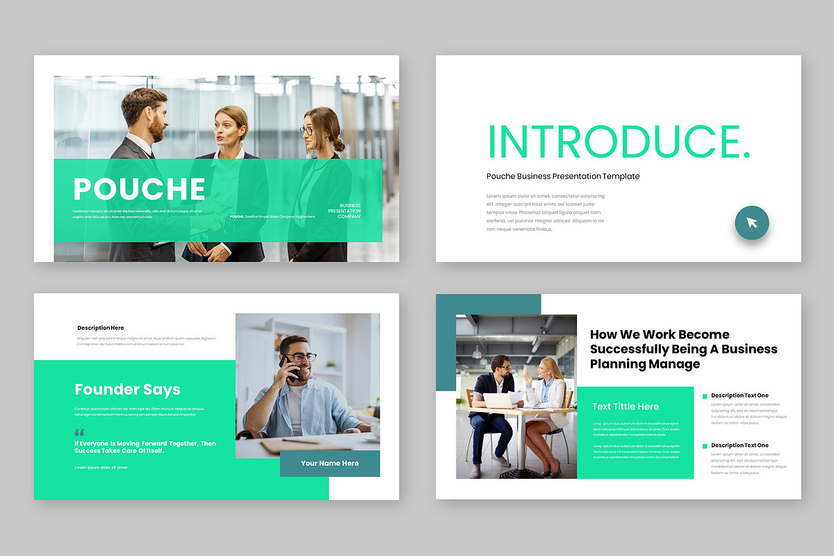 Pouche - Business Google Slides, a Presentation Template by rudiSasori (Photo 2 of 9)