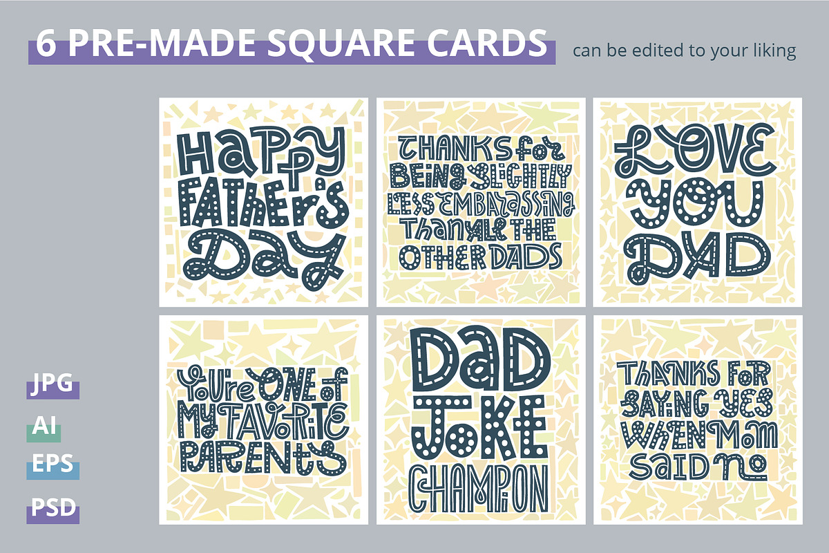 Funny Father's Day Card Creator, a Card Template by Chickfish (Photo 6 of 11)