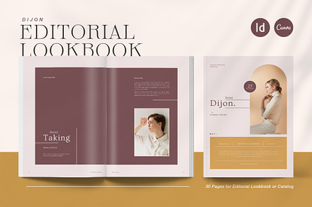 Canva Editorial Lookbook | Dijon