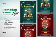 Ramadan Kareem Flyer Template, a Poster Template by Modaldesain (Thumbnail 1 of 2)
