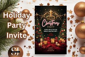 Holiday Party Invitation Template