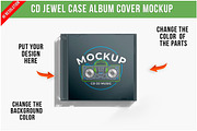 Cd Jewel Case Album Cover Mockup PSD, a Product Mockup by Bruno's Shop (Thumbnail 1 of 4)
