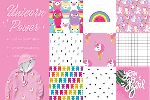 Unicorn Power - Cute Characters