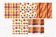 Autumn Paper Pattern Background JPEG, a Pattern Graphic by GlamArtZhanna (Thumbnail 3 of 4)