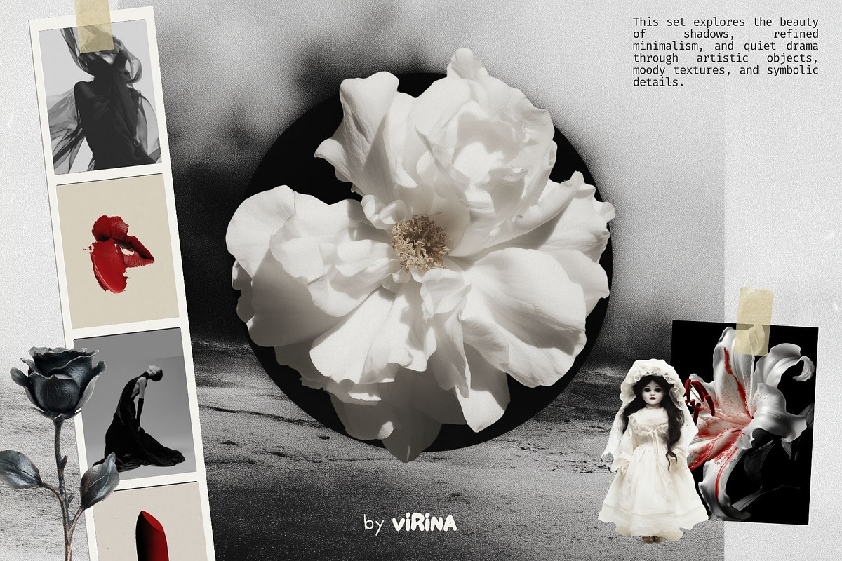 Dark Soul Collage Collection, an Object Graphic by VirinaDesign (Photo 10 of 11)