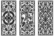 Floral Ornament Silhouette Panels, an Illustration by Designer_Momina (Thumbnail 14 of 20)