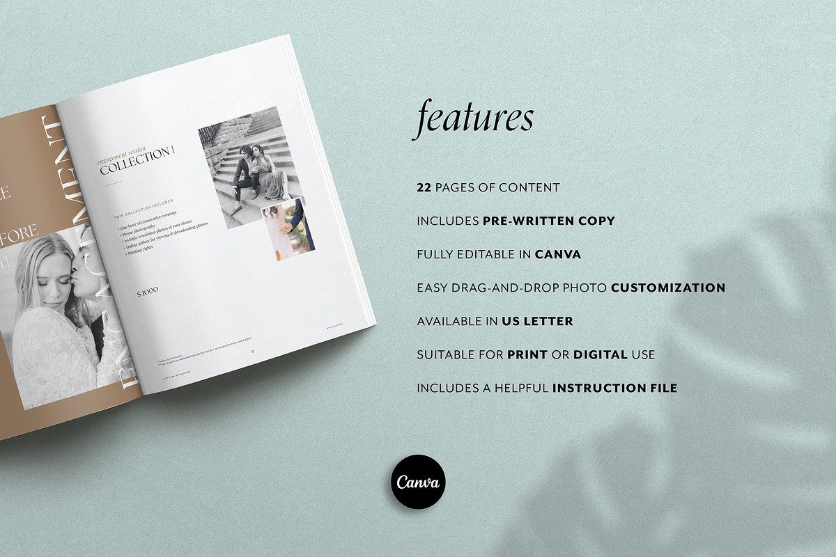 Wedding Photography Pricing Guide, a Brochure Template by Cagdas Yoldas (Photo 4 of 7)
