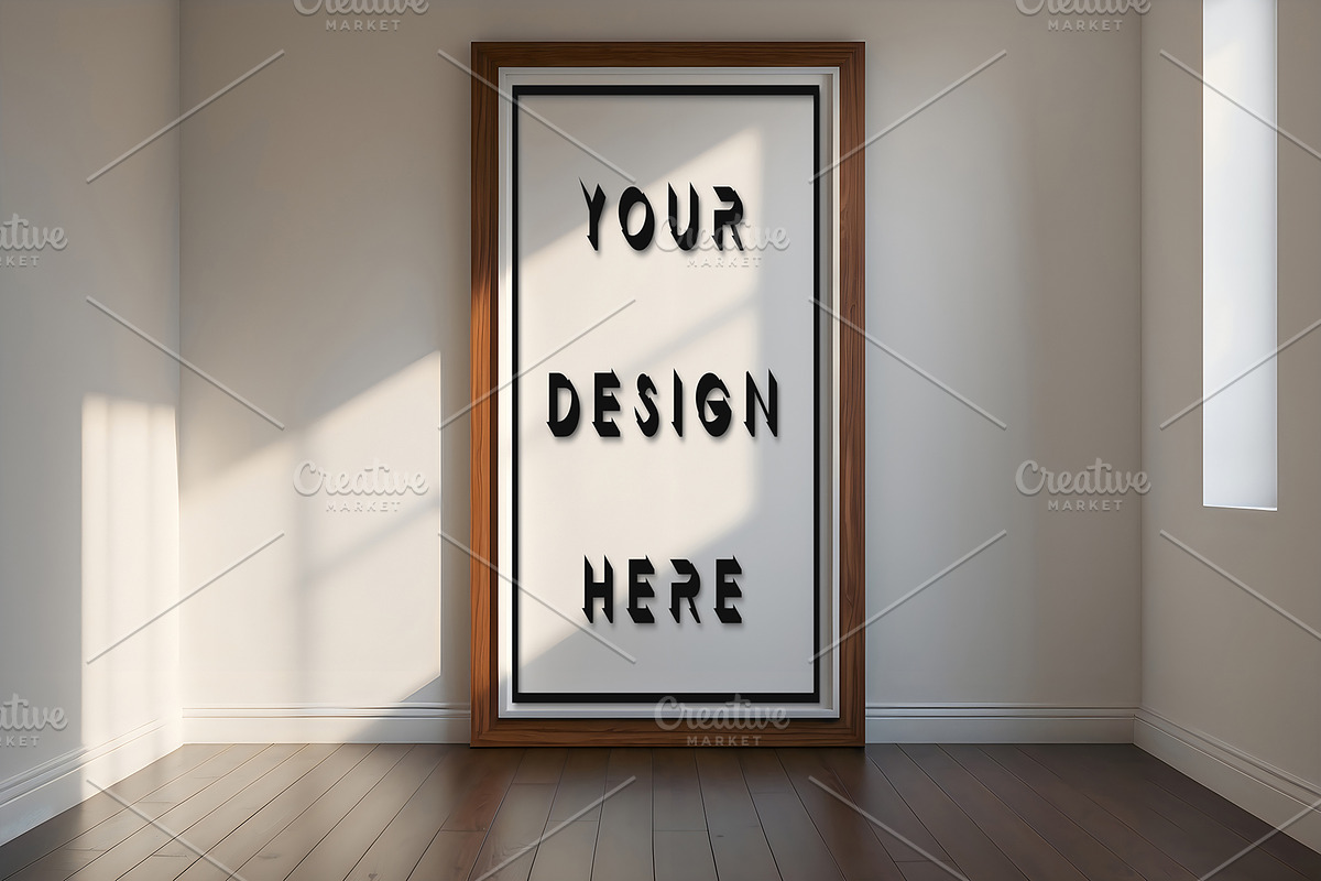 Wooden Frame Mockup Bundle, an Advertising Mockup by ForhadGFX (Photo 7 of 12)