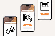 50 Water Crisis Icons, an Outline Icon by Side Project (Thumbnail 6 of 8)