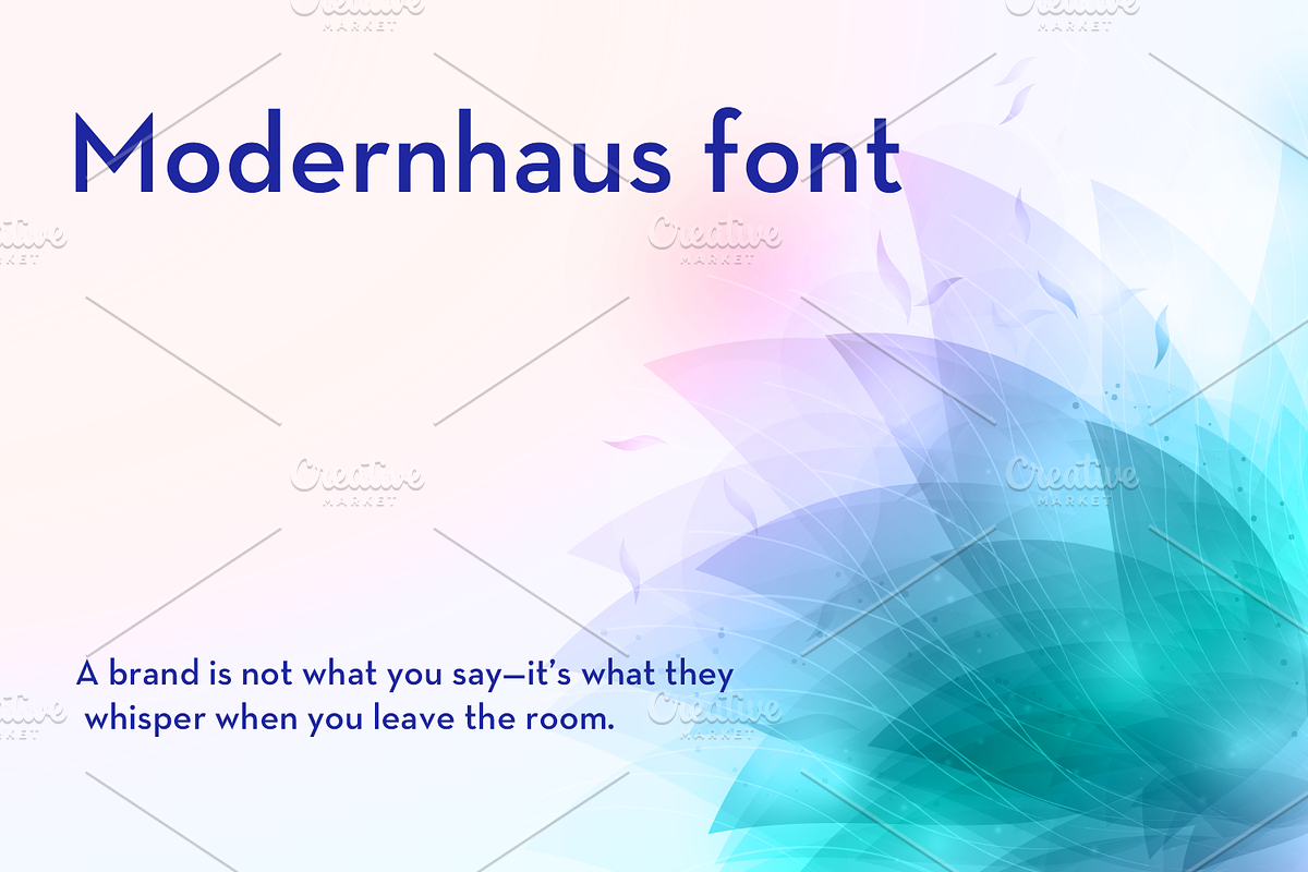 Modernhausfont-038-25, a Font by canve (Photo 2 of 3)