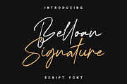 Belloan Signature - Script Font, a Script Font by GFRcreative (Thumbnail 1 of 8)