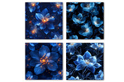 Luminous Floral Seamless Patterns, a Texture Illustration by Dream Creation (Thumbnail 6 of 6)