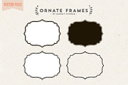 Vector - Ornate Decorative frames, an Object Graphic by Summit Avenue (Thumbnail 2 of 5)