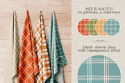 Christmas Plaid Patterns, a Pattern Graphic by PATTERNS etc. (Thumbnail 5 of 16)