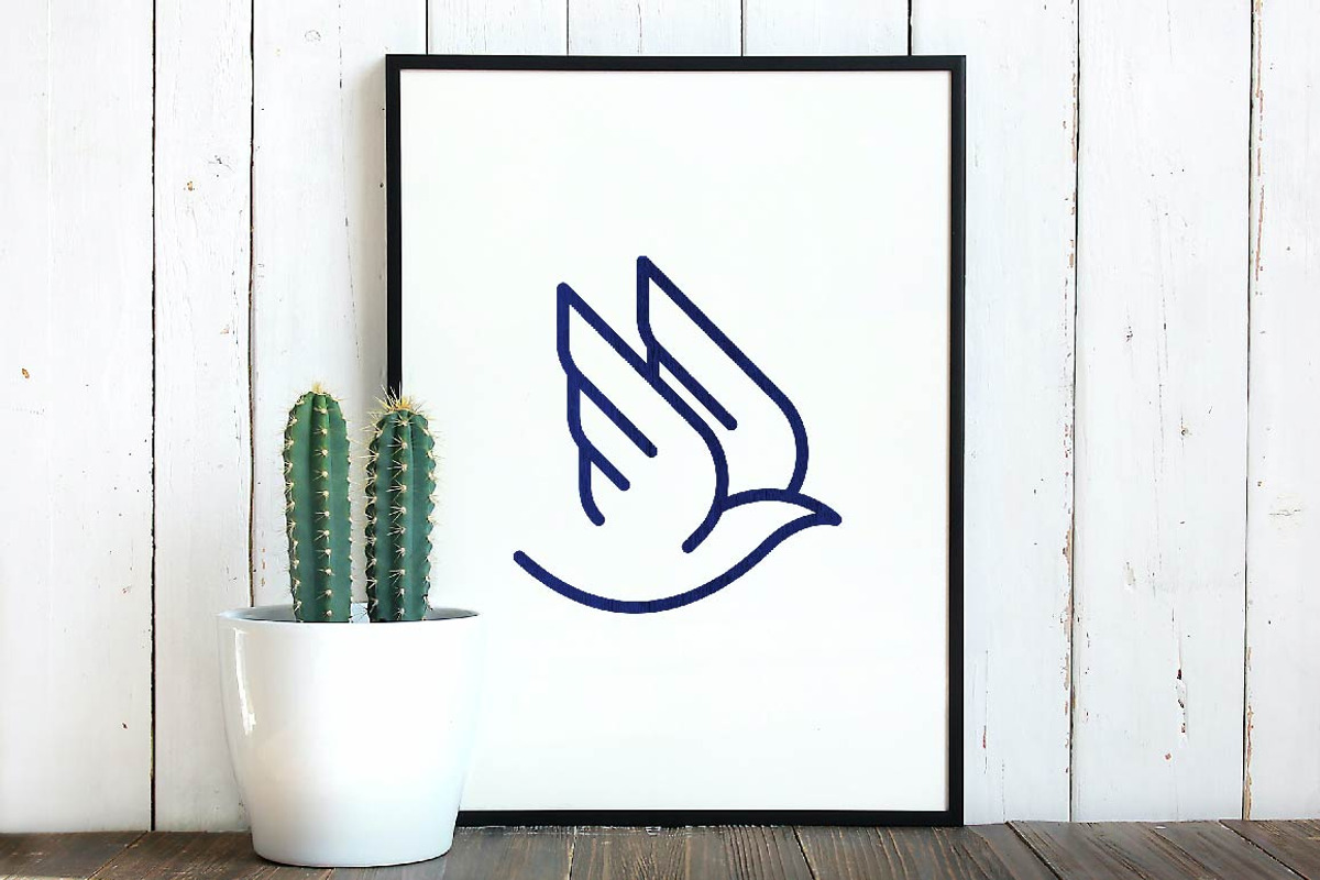 Dove Pigeon Bird Animal Flying Logo, a Branding & Logo Template by jongcreative (Photo 3 of 3)